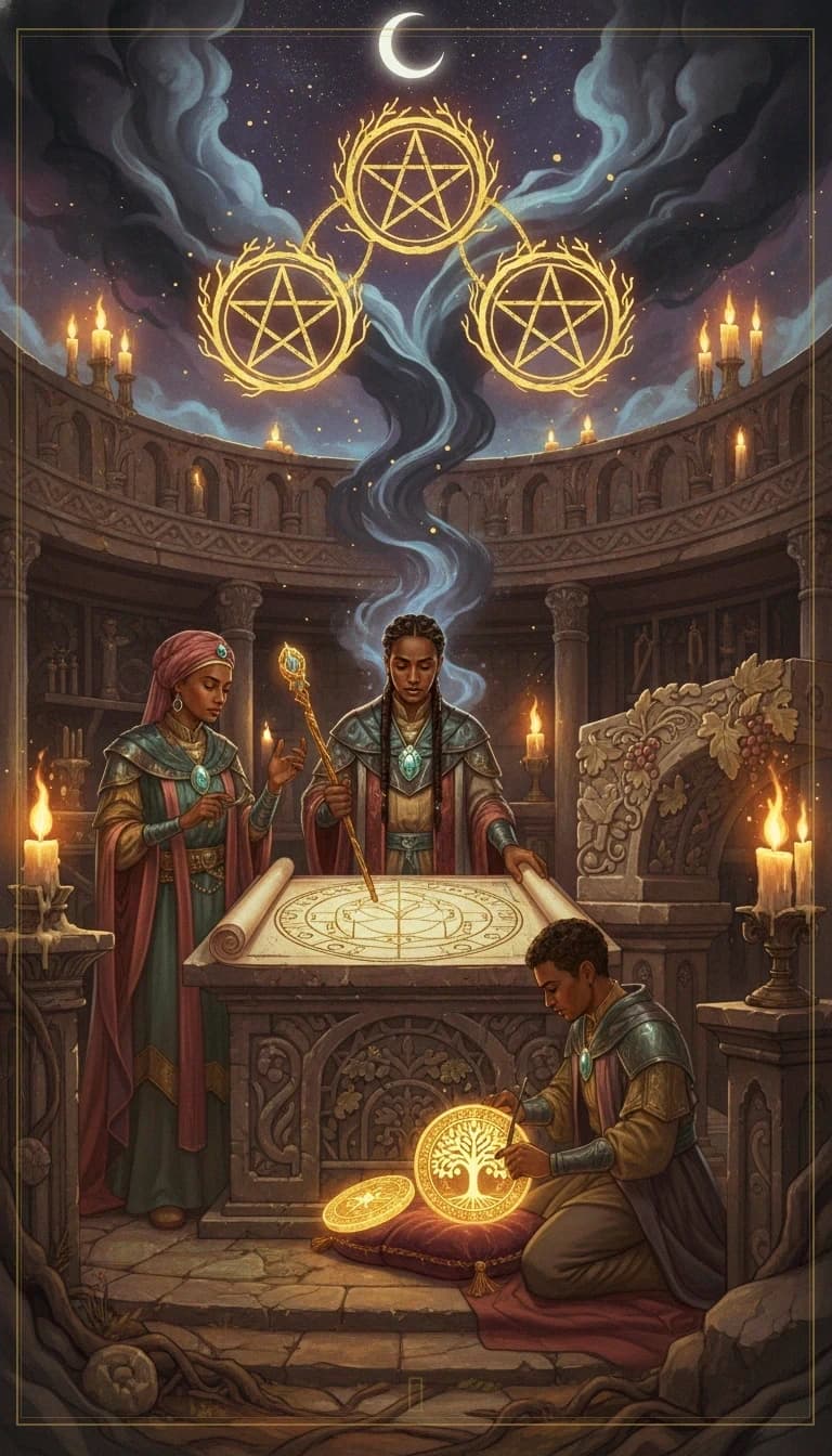 Three of Pentacles