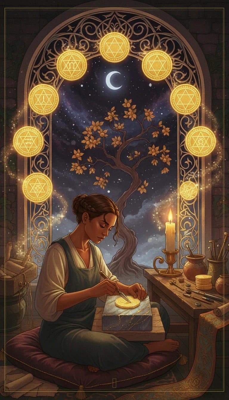 Eight of Pentacles