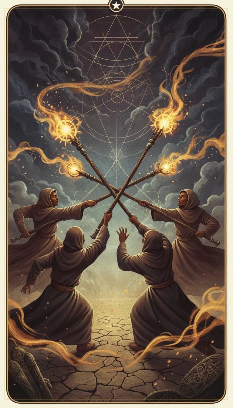 Five of Wands